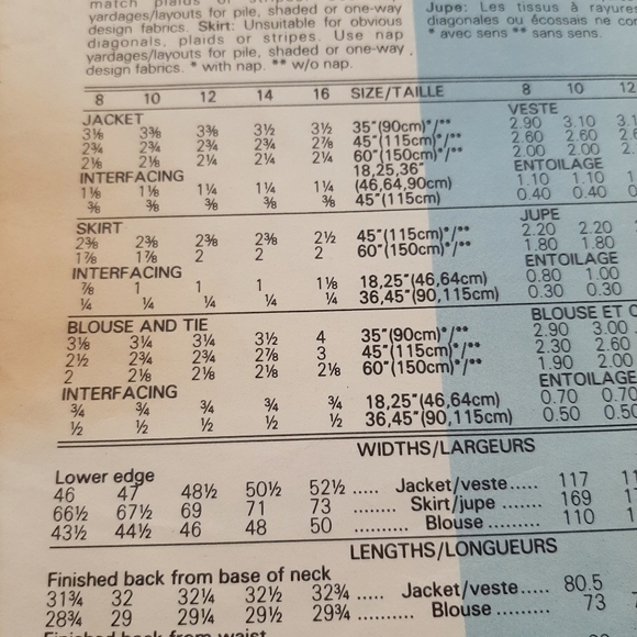 VTG VOGUE JOSEPH PICONE PATTERN  1489 - Picture 9 of 11